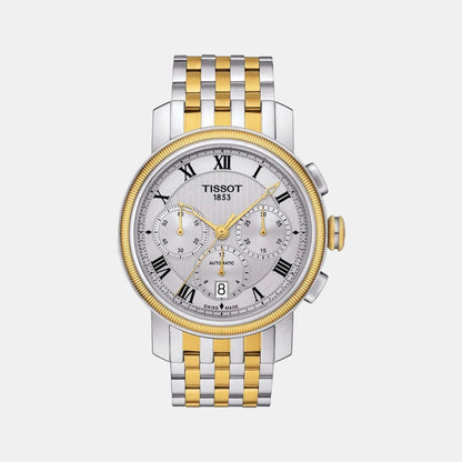 Tissot Bridgeport Men Stainless Steel Chronograph Watch T0974272203300