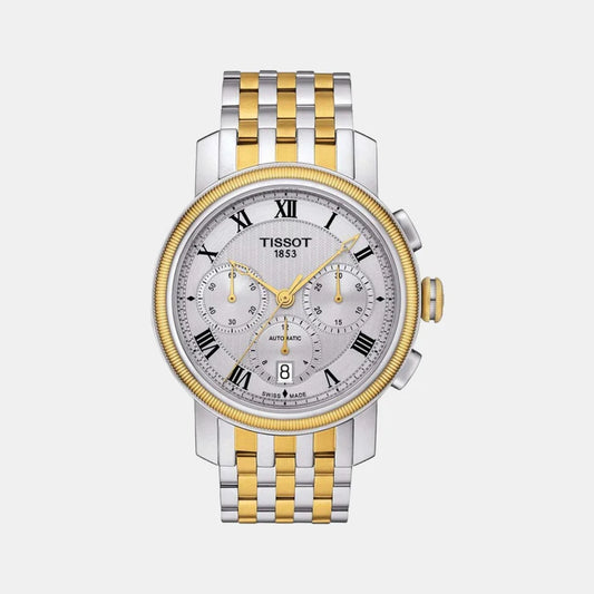 Tissot Bridgeport Men Stainless Steel Chronograph Watch T0974272203300