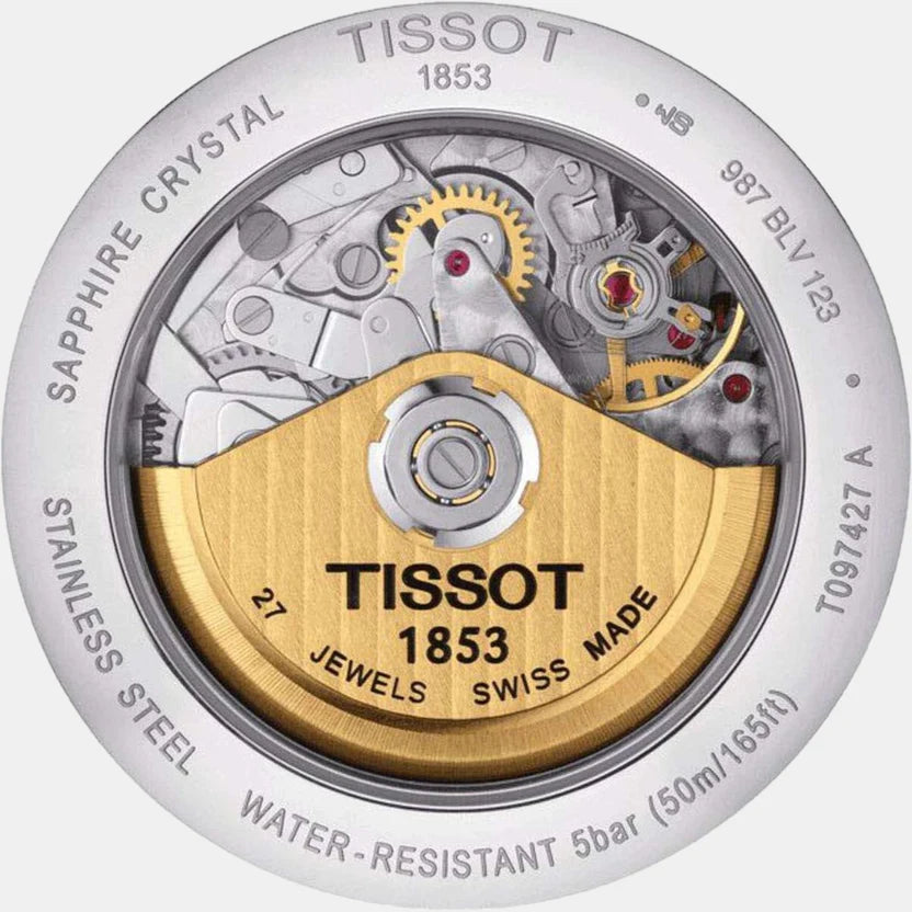 Tissot Bridgeport Men Stainless Steel Chronograph Watch T0974272203300