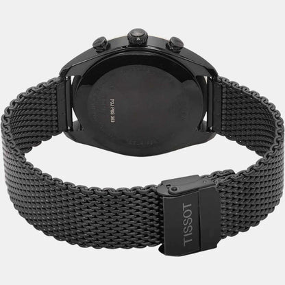 Tissot PR 100 Men Quartz Black Dial Chronograph Stainless Steel Watch T1014172306100