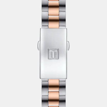 Tissot PR 100 Sport Chic Unisex Quartz White Mother Of Pearl Dial Analog Stainless Steel Watch T1019102211600