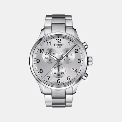 Tissot Chrono Xl Classic Men Quartz Silver Dial Chronograph Stainless Steel Watch T1166171103700