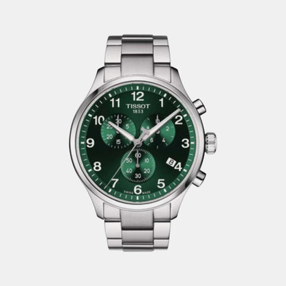 Tissot Chrono XL Classic Men Quartz Green Dial Chronograph Stainless steel Watch T1166171109200