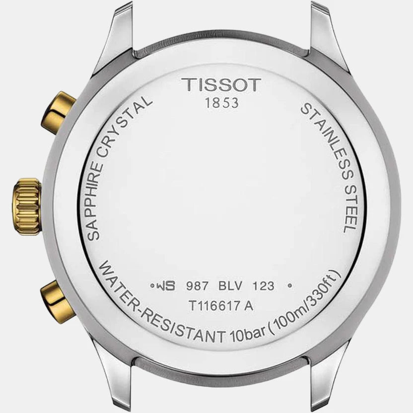 Tissot Chrono Xl Classic Men Quartz Champagne Dial Chronograph Stainless Steel Watch T1166172202100