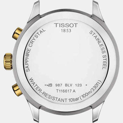 Tissot Chrono Xl Classic Men Quartz Champagne Dial Chronograph Stainless Steel Watch T1166172202100