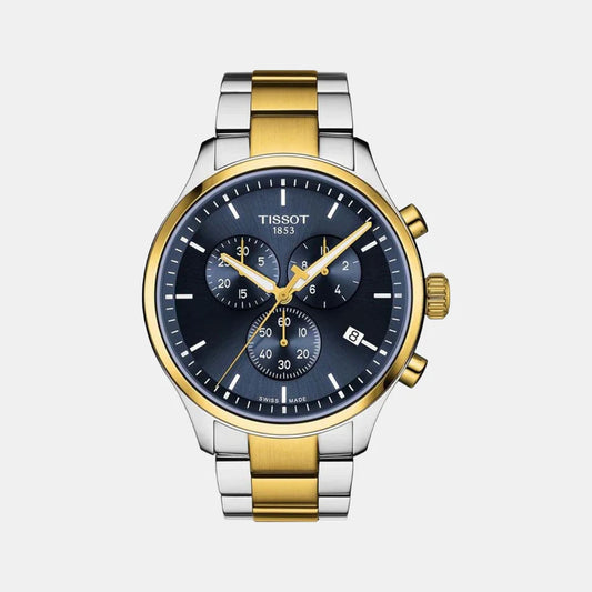 Tissot Chrono Xl Classic Men Quartz Blue Dial Chronograph Stainless Steel Watch T1166172204100