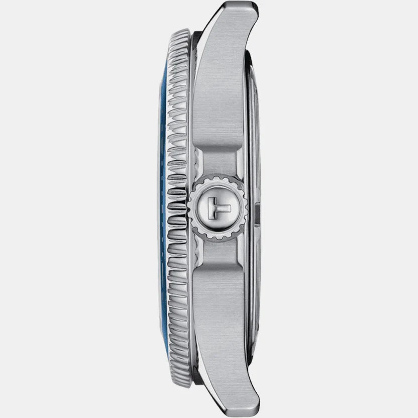 Tissot Seastar 1000 Women Quartz Blue Dial Analog Stainless Steel Watch T1202101104100