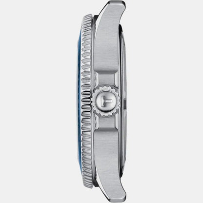 Tissot Seastar 1000 Women Quartz Blue Dial Analog Stainless Steel Watch T1202101104100