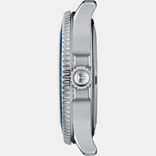 Tissot Seastar 1000 Women Quartz Blue Dial Analog Stainless Steel Watch T1202101104100