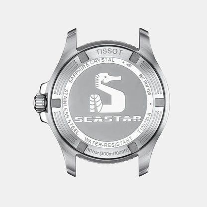 Tissot Seastar 1000 Women Quartz Black Dial Analog Stainless Steel T1202102205101
