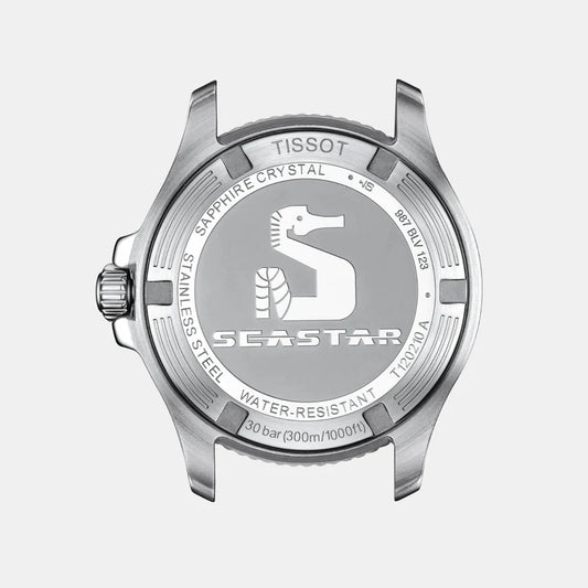 Tissot Seastar 1000 Women Quartz Black Dial Analog Stainless Steel T1202102205101