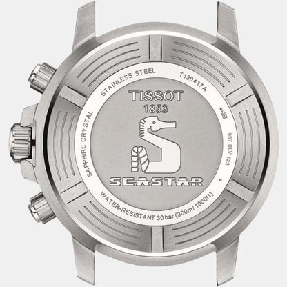 Tissot Seastar 1000 Men Quartz Green-Black Dial Chronograph Stainless Steel Watch T1204171109101