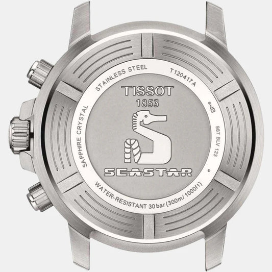 Tissot Seastar 1000 Men Quartz Green-Black Dial Chronograph Stainless Steel Watch T1204171109101