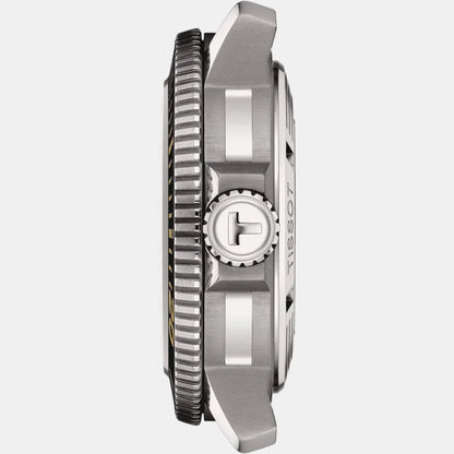 Tissot Seastar 2000 Men Automatic Graded Grey-Black Dial Analog Rubber Watch T1206071744101