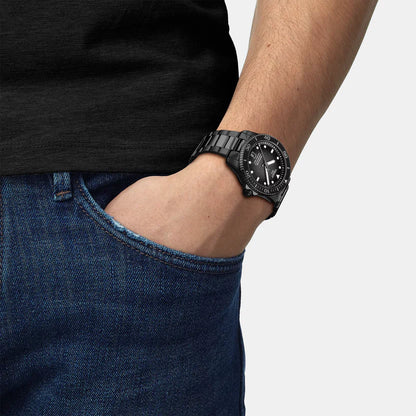 Tissot Seastar 1000 Powermatic 80 Men Automatic Graded Grey-Black Dial Analog Stainless Steel Watch T1208073305100