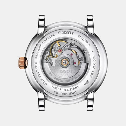 Tissot Carson Premium Women Automatic Silver Dial Analog Stainless Steel Watch T1222072203300