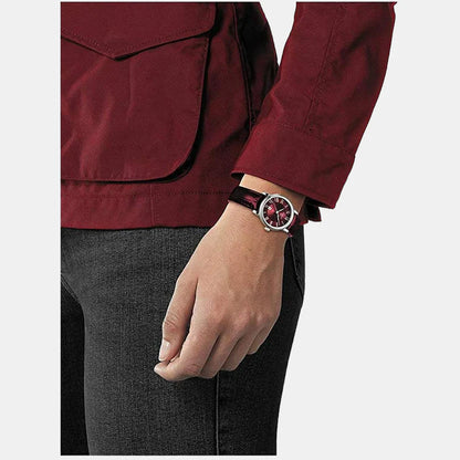 Tissot Carson Analog Leather Watch T1222101637300