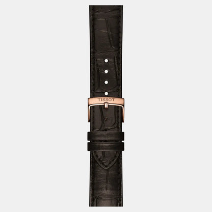Tissot Carson Men Automatic Silver Dial Analog Leather Watch T1224073603100