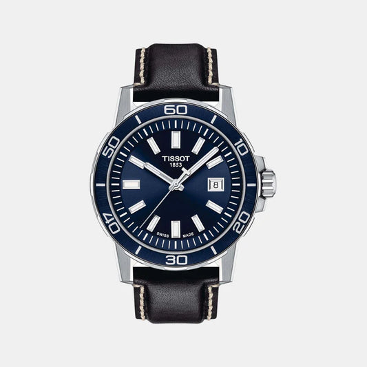 Tissot Supersport Chrono Men Analog Leather Watch T1256101604100