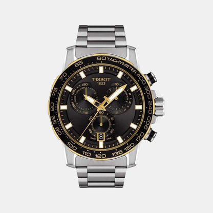 Tissot Supersport Chrono Men Quartz Black Dial Chronograoh Stainless Steel Watch T1256172105100