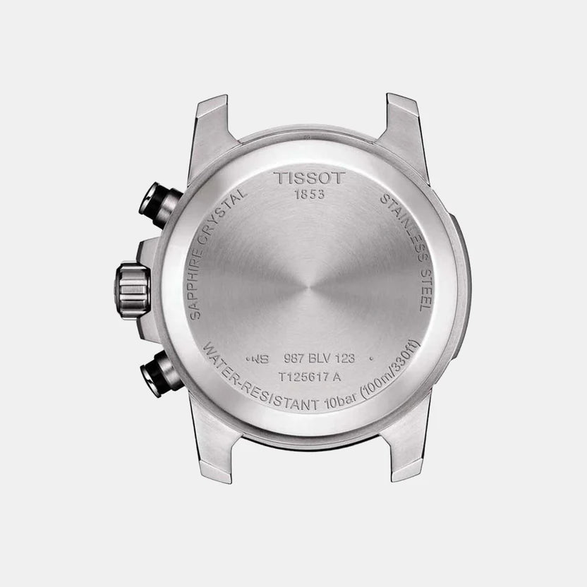Tissot Supersport Chrono Men Quartz Black Dial Chronograoh Stainless Steel Watch T1256172105100