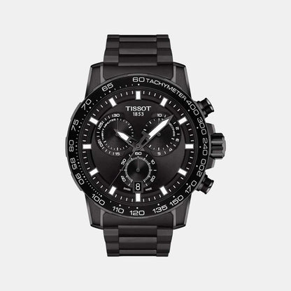Tissot Supersport Chrono Men Quartz Black Dial Chronograph Stainless Steel Watch T1256173305100