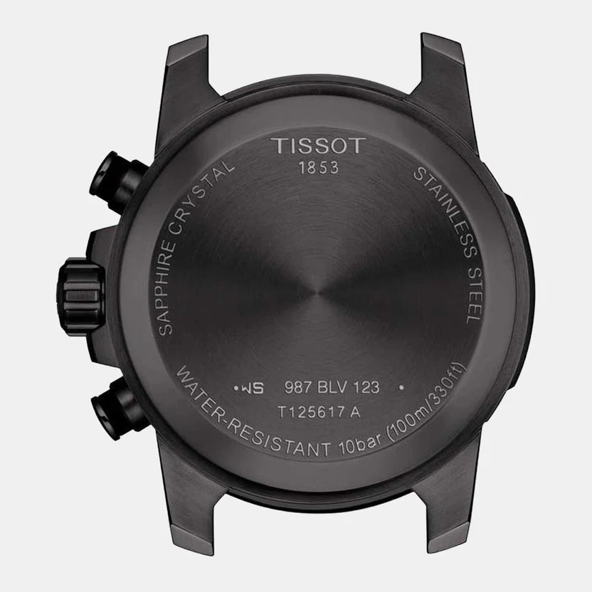Tissot Supersport Chrono Men Quartz Black Dial Chronograph Stainless Steel Watch T1256173305100
