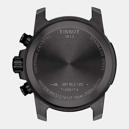 Tissot Supersport Chrono Men Quartz Black Dial Chronograph Stainless Steel Watch T1256173305100