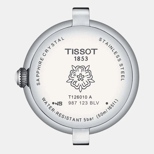 Tissot Bellissima Women Quartz White Dial Analog Stainless Steel Watch T1260101101300