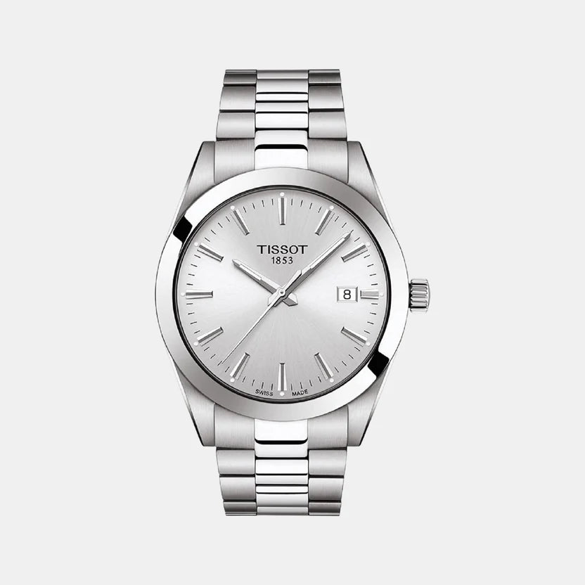 Tissot Gentleman Men Analog Stainless Steel Watch T1274101103100