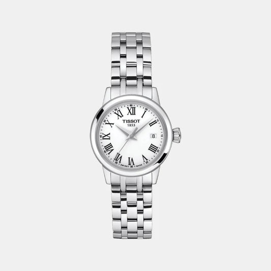 Tissot Classic Dream Women Quartz White Dial Analog Stainless Steel Watch T1292101101300