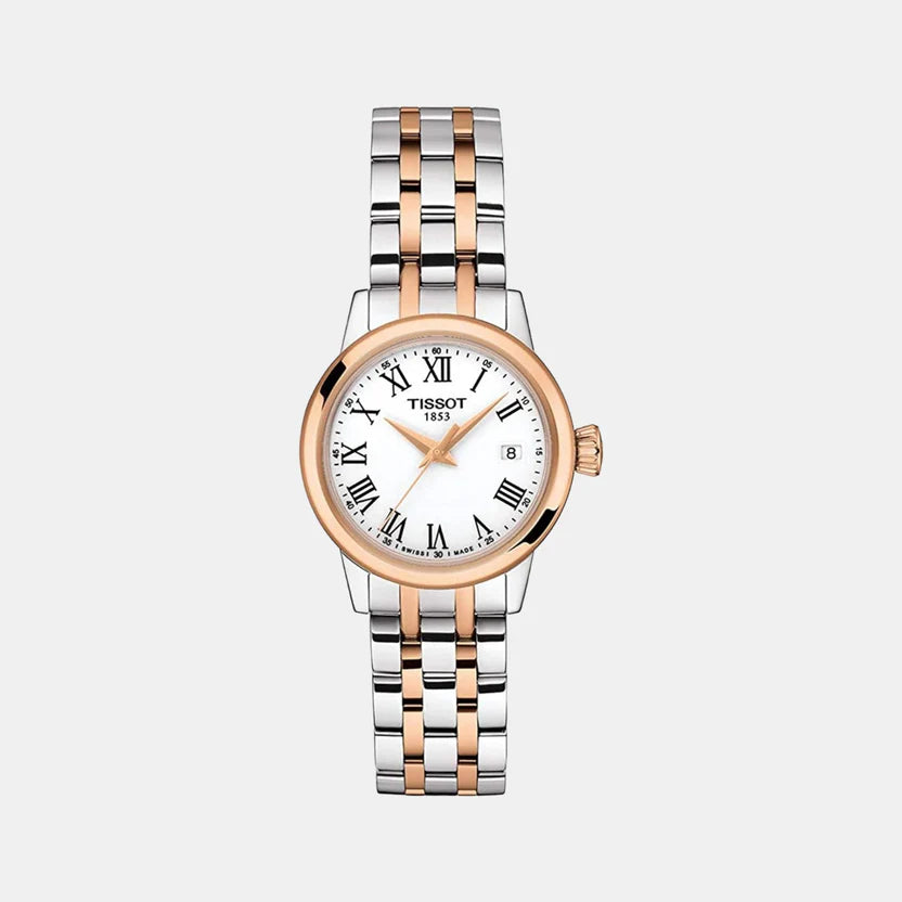 Tissot Classic Dream Women Quartz White Dial Analog Stainless Steel Watch T1292102201300