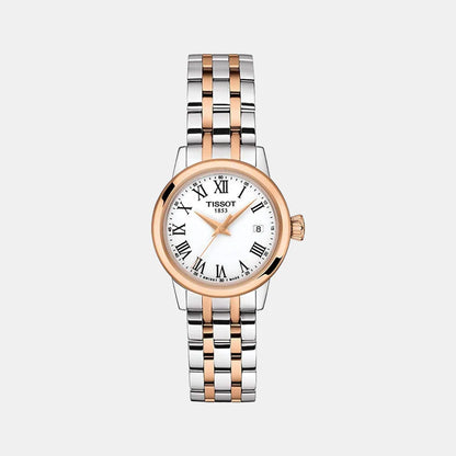 Tissot Classic Dream Women Quartz White Dial Analog Stainless Steel Watch T1292102201300