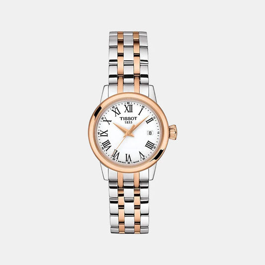 Tissot Classic Dream Women Quartz White Dial Analog Stainless Steel Watch T1292102201300