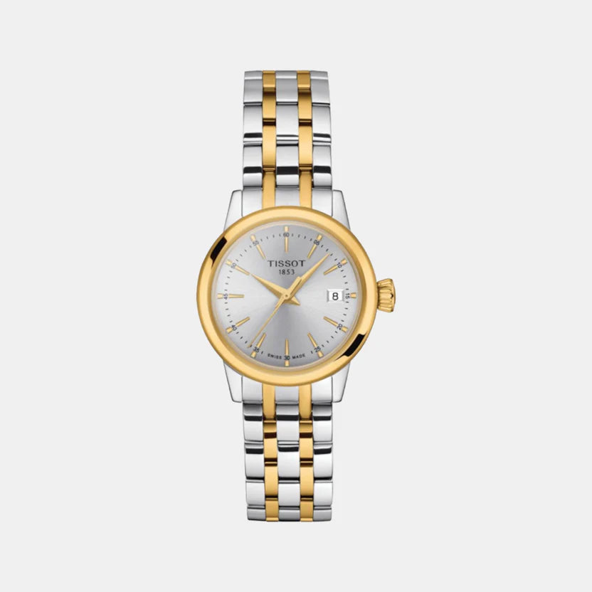 Tissot Classic Dream Women Quartz Silver Dial Analog Stainless Steel Watch T1292102203100