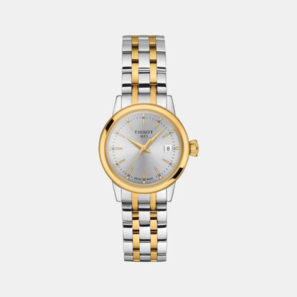 Tissot Classic Dream Women Quartz Silver Dial Analog Stainless Steel Watch T1292102203100