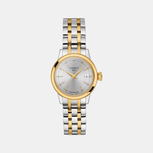 Tissot Classic Dream Women Quartz Silver Dial Analog Stainless Steel Watch T1292102203100