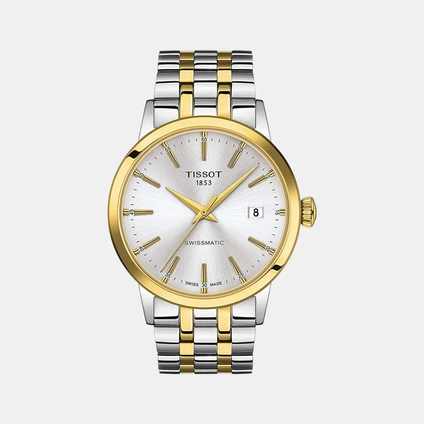 Tissot Classic Dream Men Automatic Silver Dial Analog Stainless Steel Watch T1294072203101