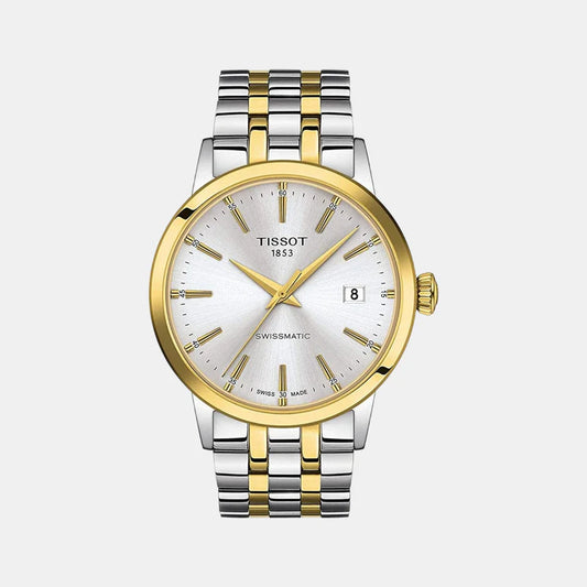Tissot Classic Dream Men Automatic Silver Dial Analog Stainless Steel Watch T1294072203101