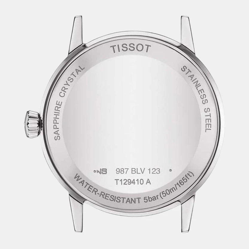 Tissot Classic Dream Men Quartz White Dial Analog Stainless Steel Watch T1294101101300