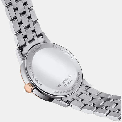 Tissot Classic Dream Men Quartz White Dial Analog Stainless Steel Watch T1294102201300