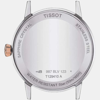 Tissot Classic Dream Men Quartz White Dial Analog Stainless Steel Watch T1294102201300