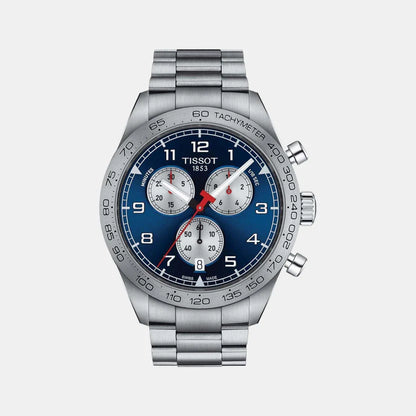 Tissot PRS 516 Men Quartz Blue Dial Chronograph Stainless Steel Watch T1316171104200