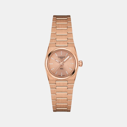Tissot PRX Women Quartz Nude Dial Analog Stainless Steel Watch T1370103350600