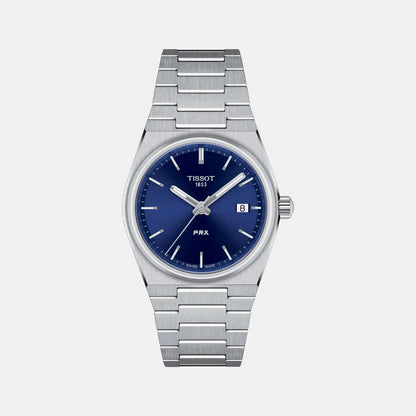 Tissot PRX Unisex Quartz Blue Dial Analog Stainless Steel Watch T1372101104100