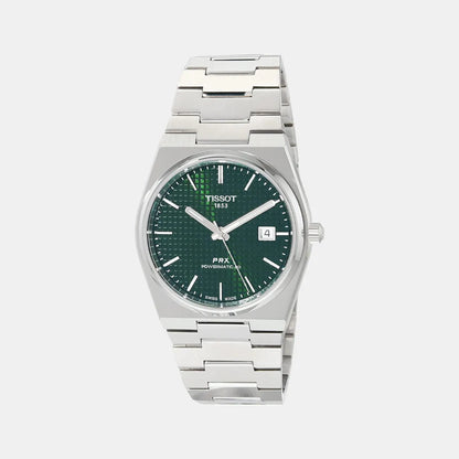 Tissot PRX Men Automatic Green Dial Analog Stainless Steel Watch T1374071109100