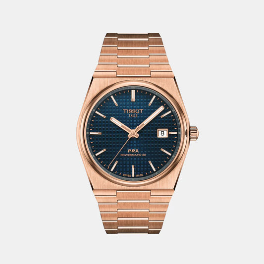 Tissot PRX Men Automatic Blue Dial Analog Stainless Steel Watch T1374073304100