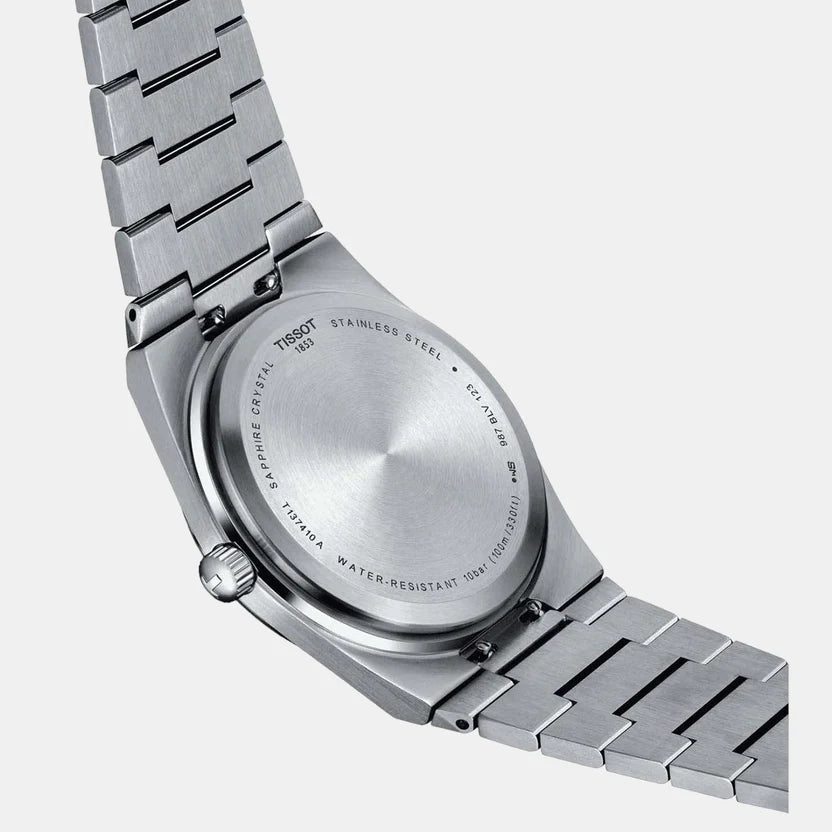 Tissot PRX Men Quartz Blue Dial Analog Stainless Steel Watch T1374101104100