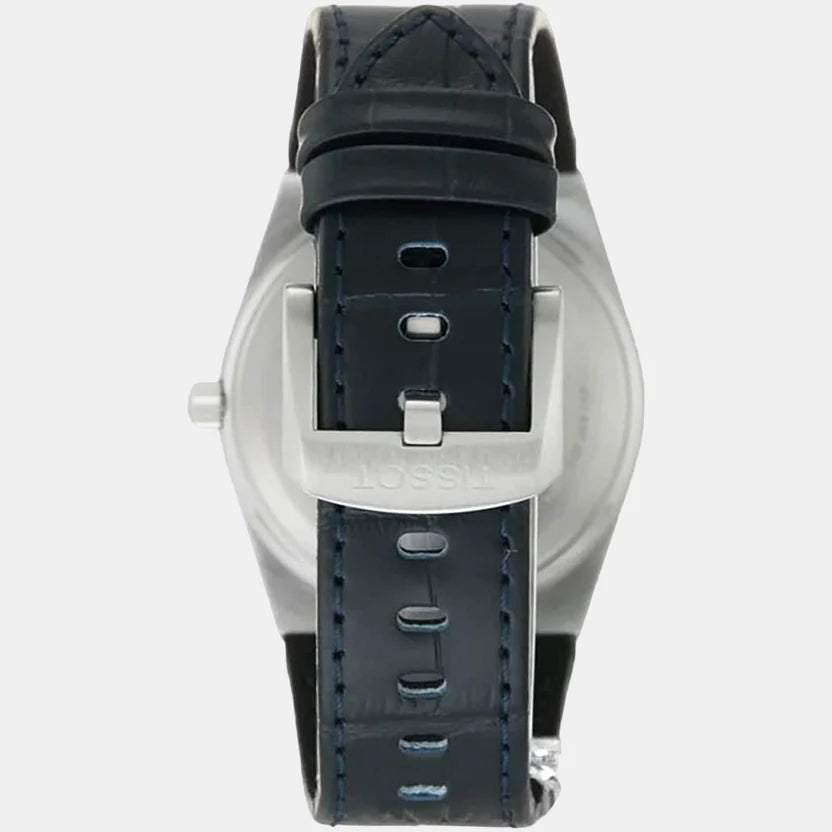 Tissot PRX Men Quartz Blue Dial Analog Leather Watch T1374101604100