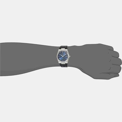 Tissot PRX Men Quartz Blue Dial Analog Leather Watch T1374101604100